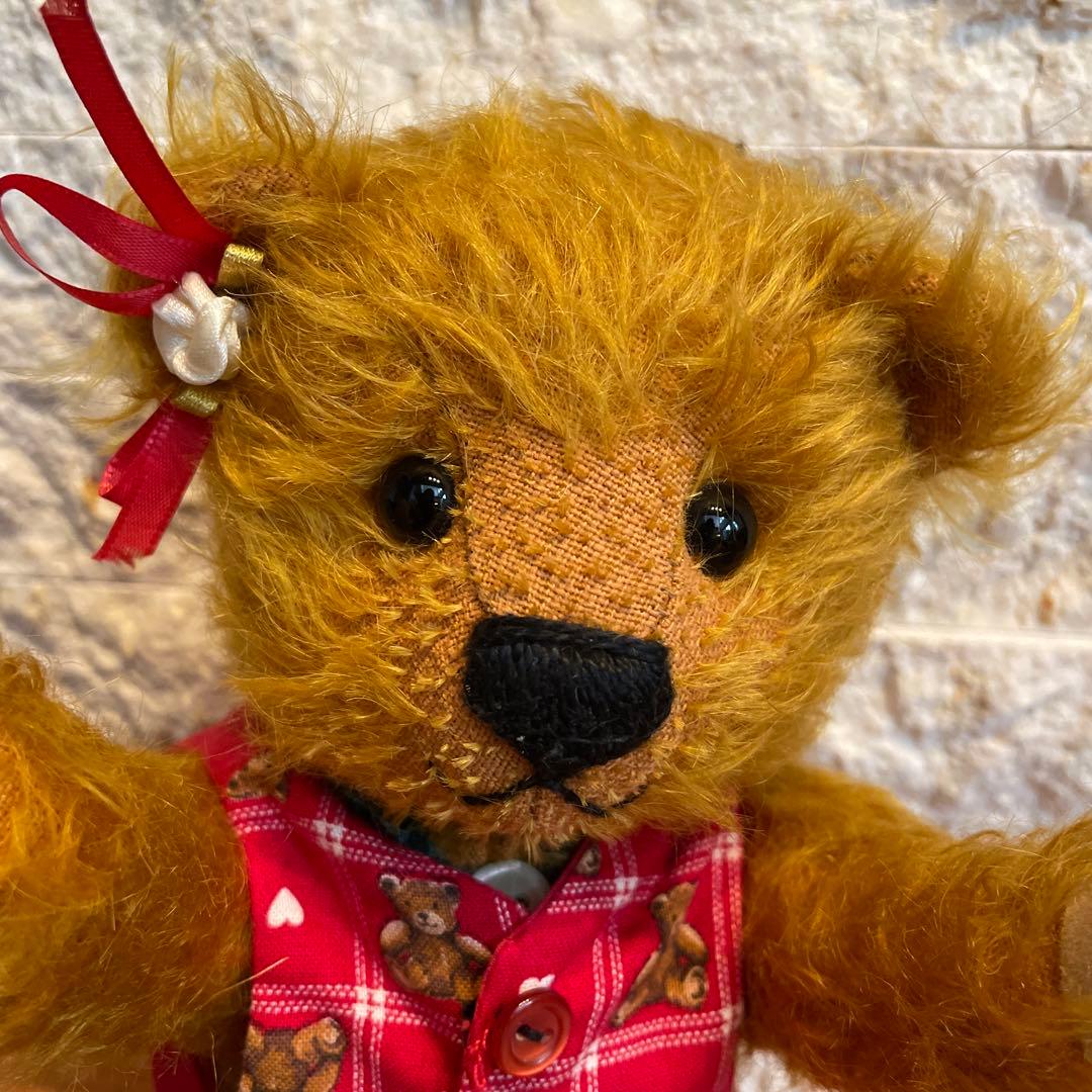 イギリス☆コッツウォルズ☆作家物　ハンドメイド　テディベア