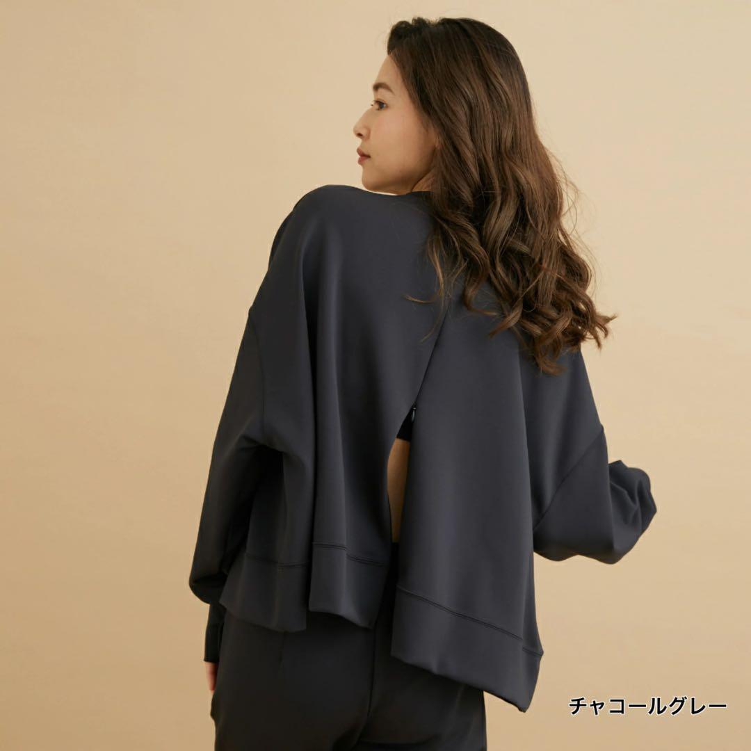 新品　NERGY ヨガウェア 上下セット プルオーバー アウター ロングパンツ