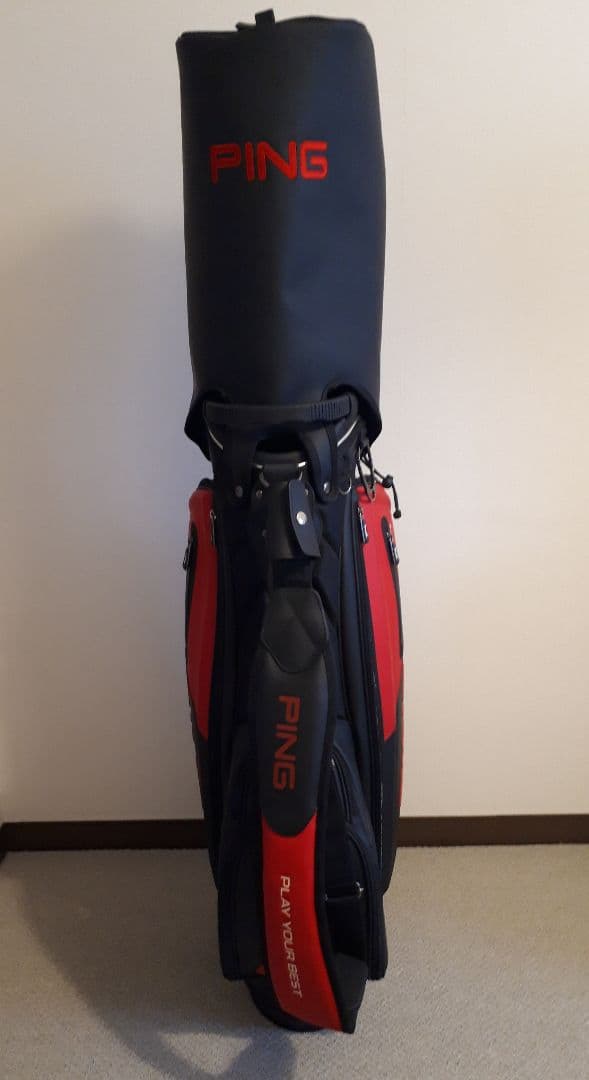 PING ピン 9.0型 アスリートプロモデル スタンド（BKｘRED）