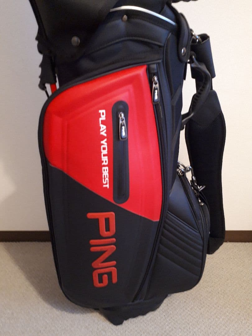 PING ピン 9.0型 アスリートプロモデル スタンド（BKｘRED）