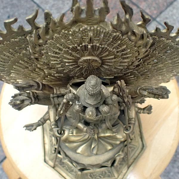 【仏像】千手観音菩薩 (3,276g)