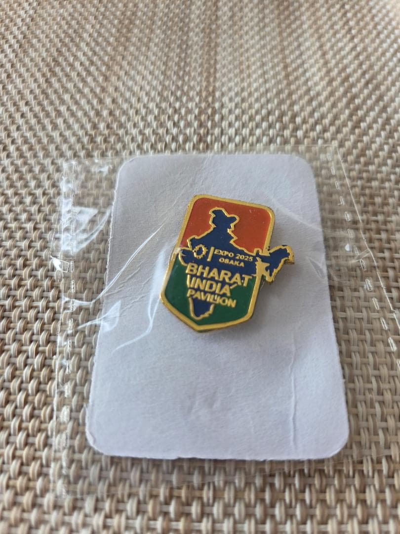 ★レア★【大阪・関西万博】インド館　バーラト　パビリオン　ピンバッチ