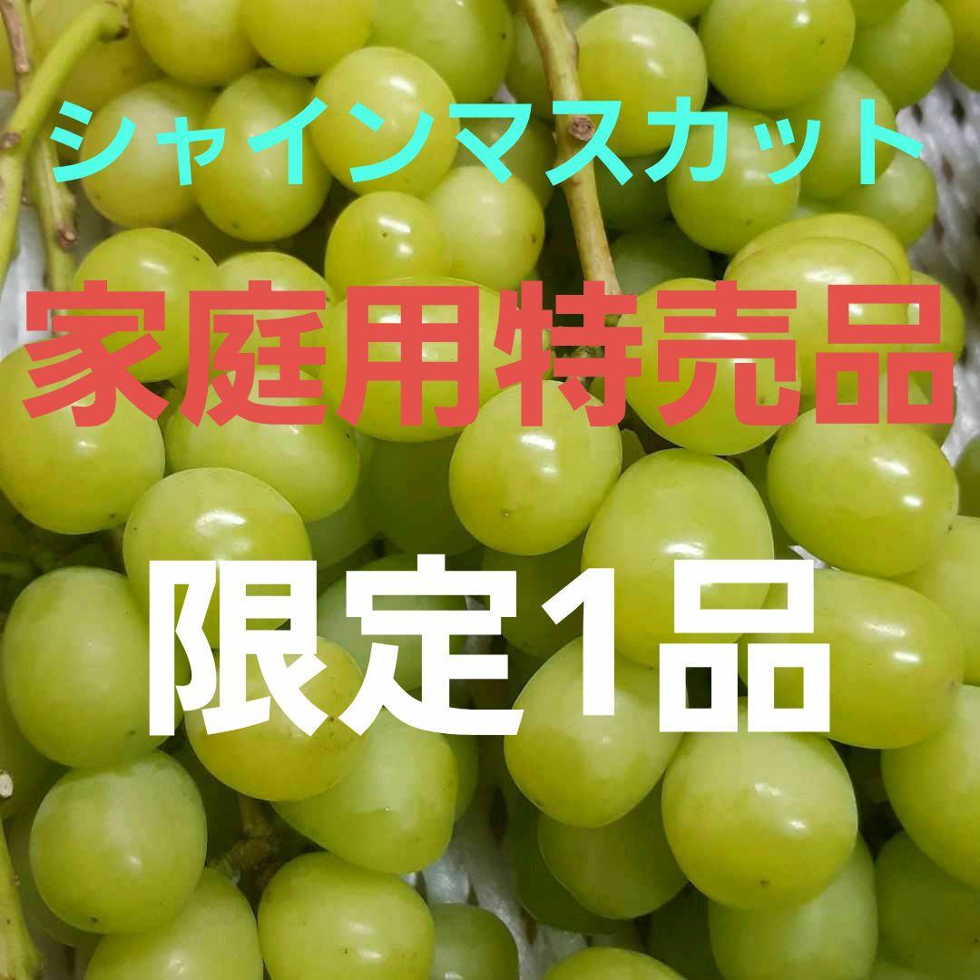 シャインマスカットお徳用家庭用訳有り品