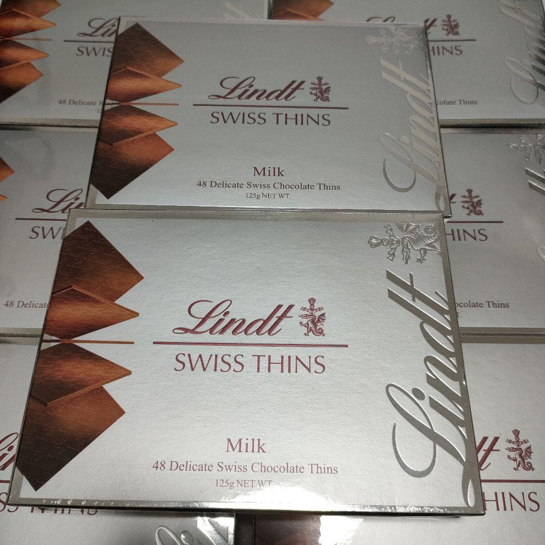 ８箱セット　新品未開封　リンツ　ミルク エキストラシン スイスシン　チョコレート