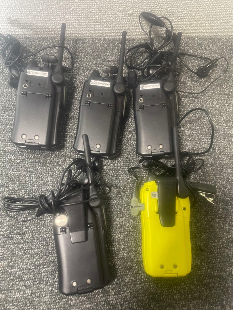 技適 特定小電力トランシーバー T-150 イヤホンマイク付