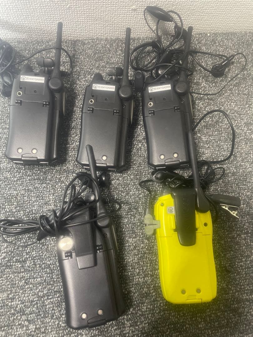 技適 特定小電力トランシーバー T-150 イヤホンマイク付