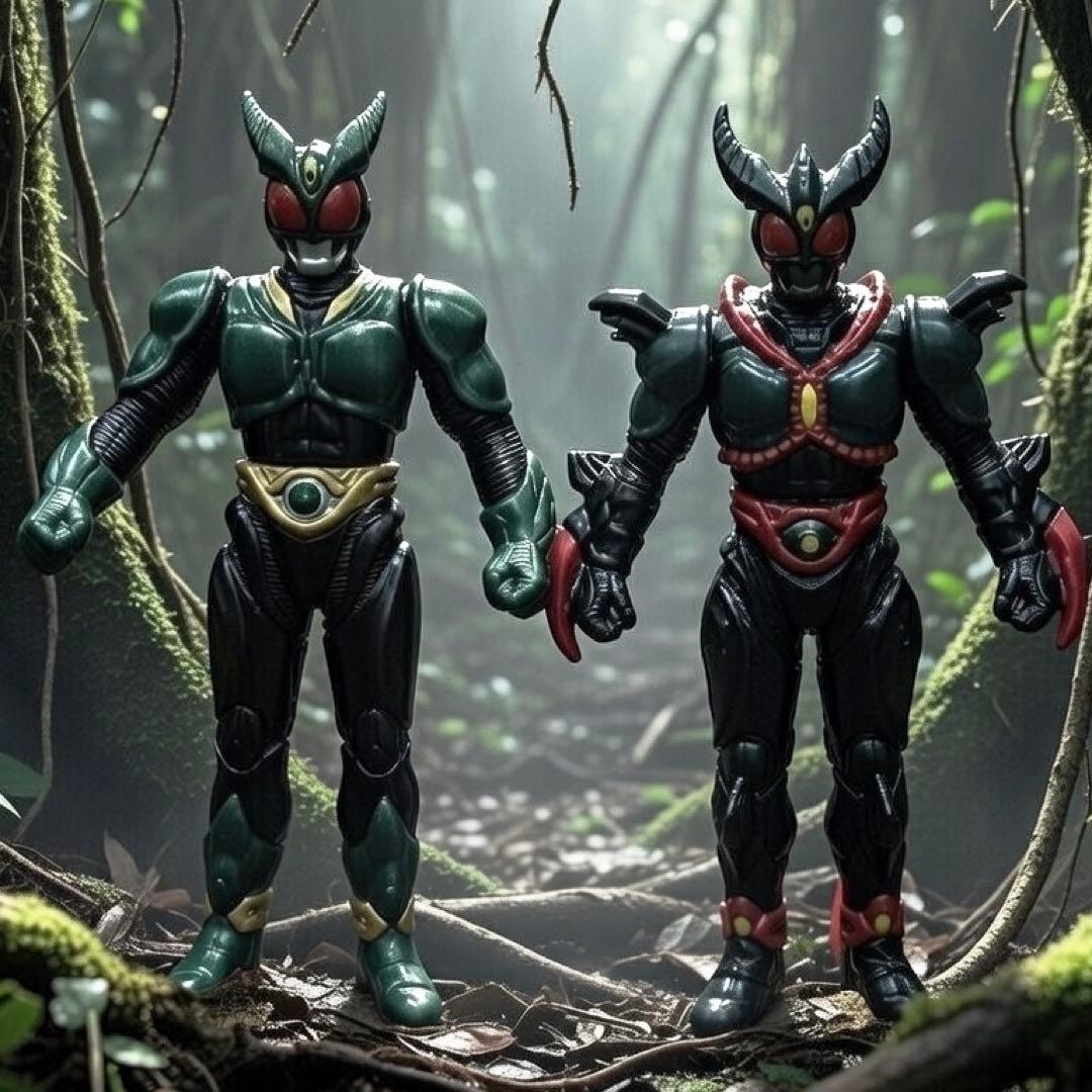 ✨【レア】『仮面ライダーギルス ミニソフビ 2体セット』アギト