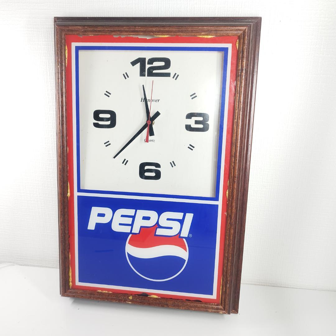 ペプシ 壁掛け時計 ビンテージ レトロ USA 海外製 アメリカ pe I4E2