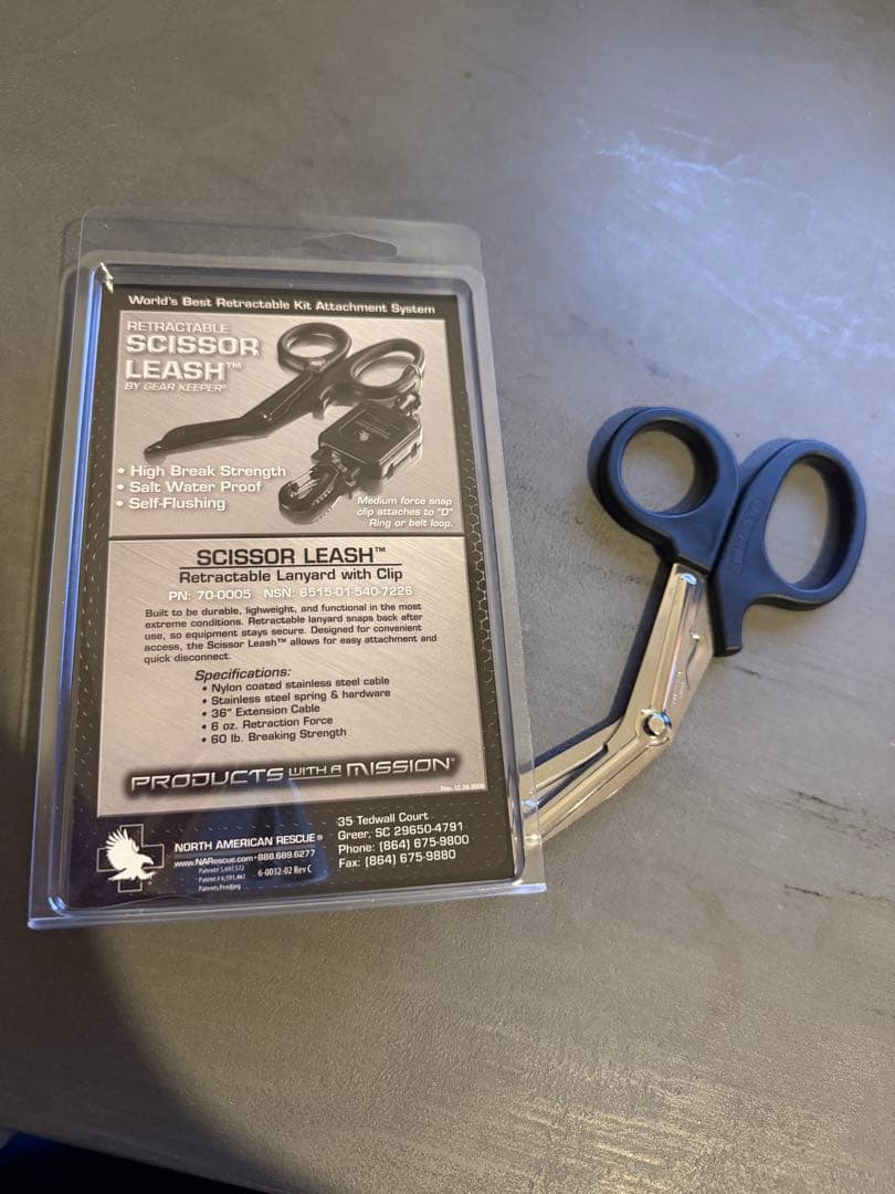 North American Rescue Scissor Leash シザー