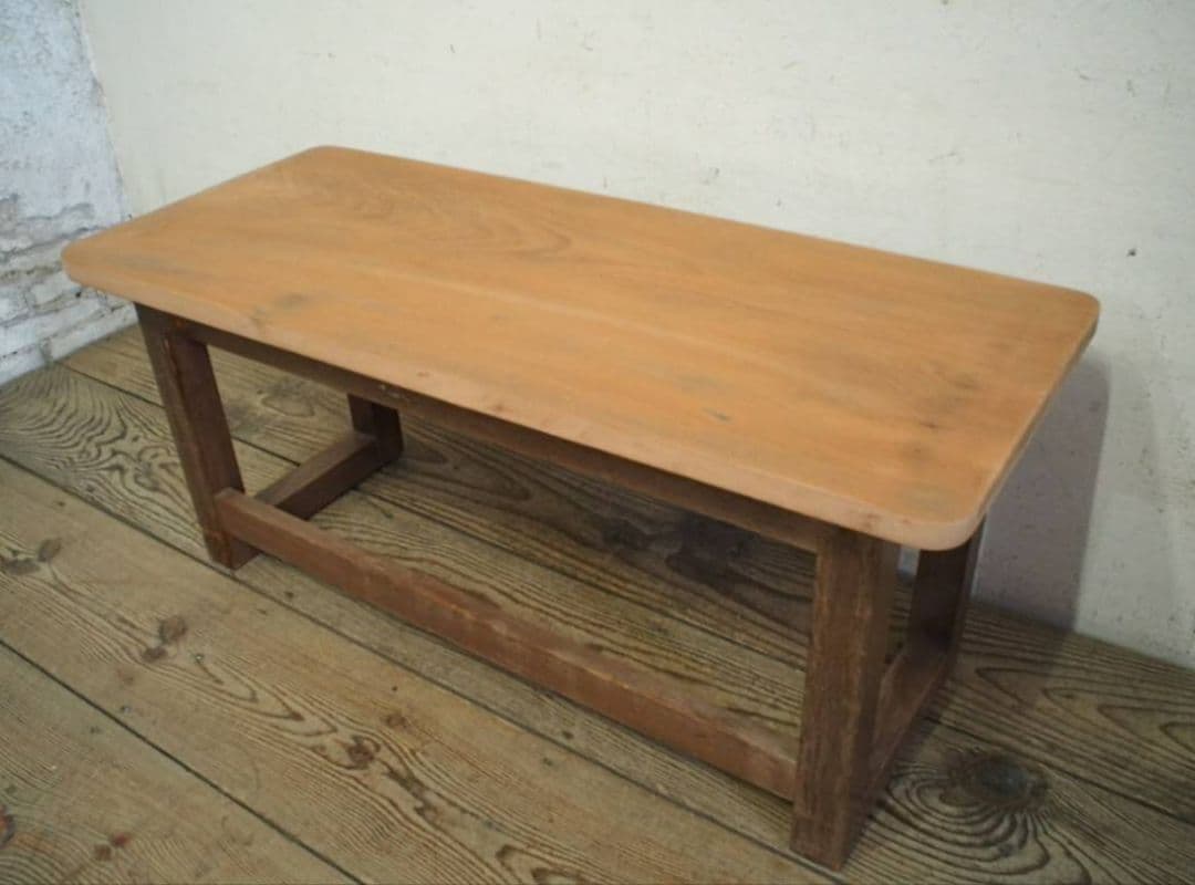 1067 ヴィンテージ　レトロなテーブル　展示台　椅子　イス　チェア　ベンチ