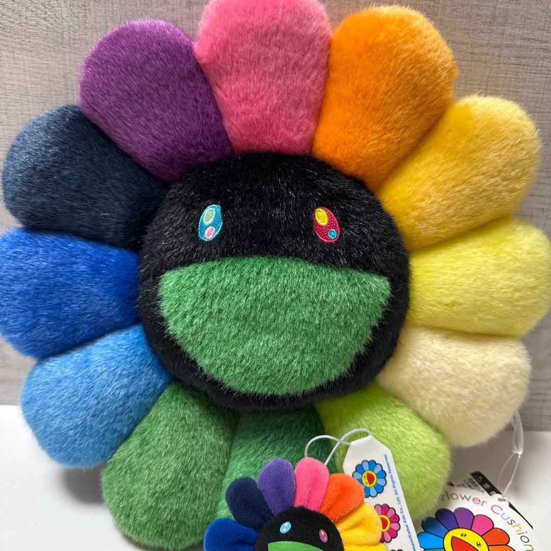 村上隆　kaikai kiki お花クッション　キーホルダー　セット