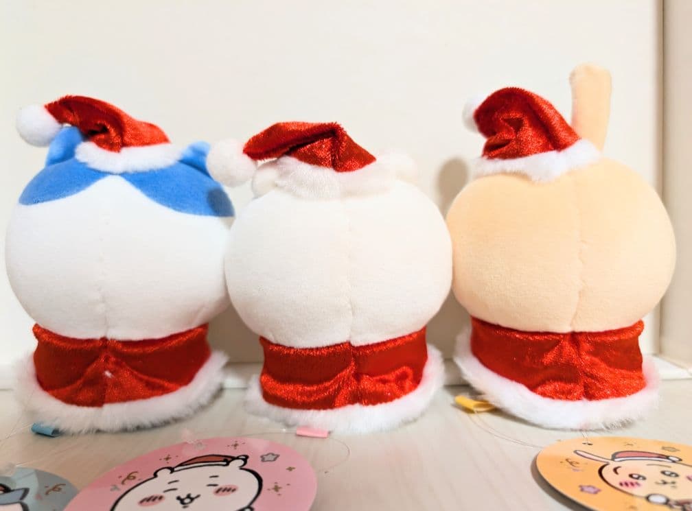 サンタさんだ！持ちますマスコット　仲良し3点セット