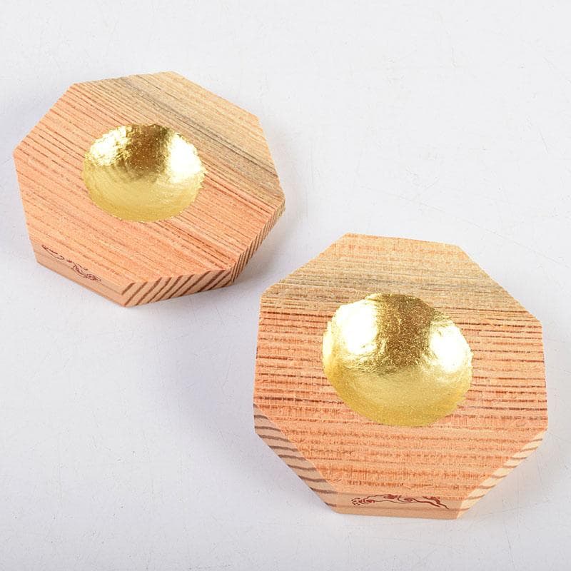 杉村聡作　正倉院　繧繝文様　八角香合　東大寺　別当永慶書付　共布共箱　Z8908