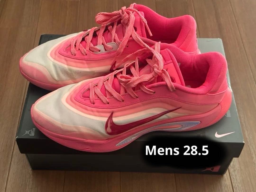 シューズ(男性用) NIKE A'ONE 28.5 HYPER PINK/LASER PINK