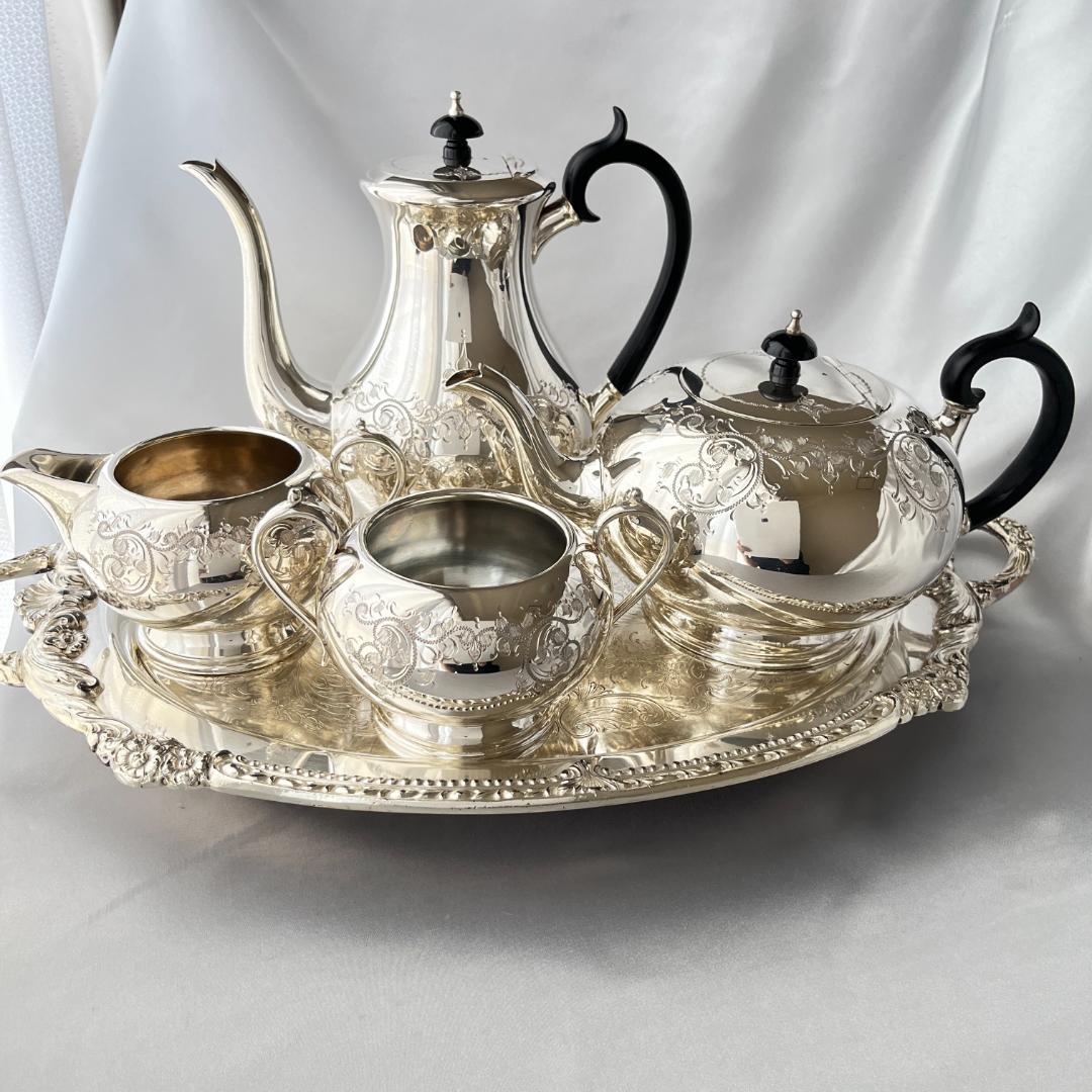 【Cooper Brothers】 ビクトリアン ティーセット 4点ティーポット