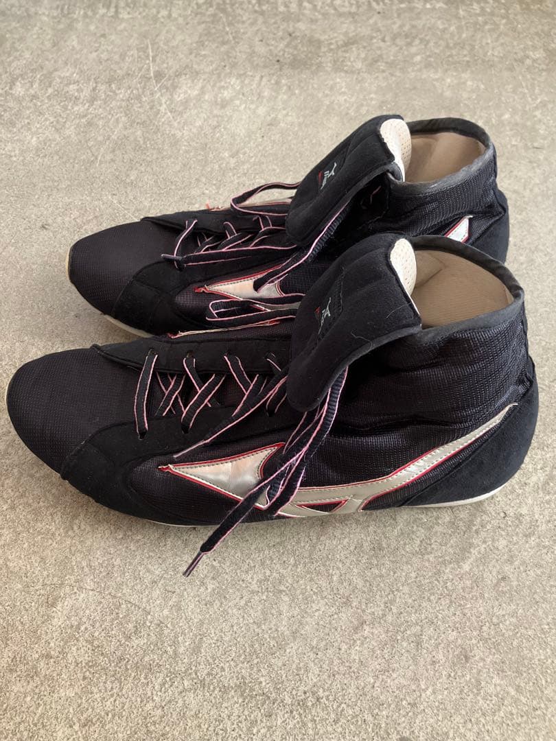 Mizuno ボクシングシューズ 黒/銀 28㎝