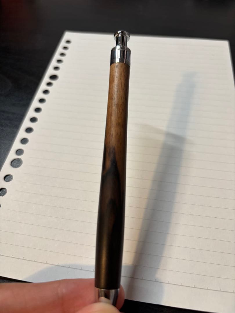工房楔　黒柿孔雀杢　シャーペン0.5