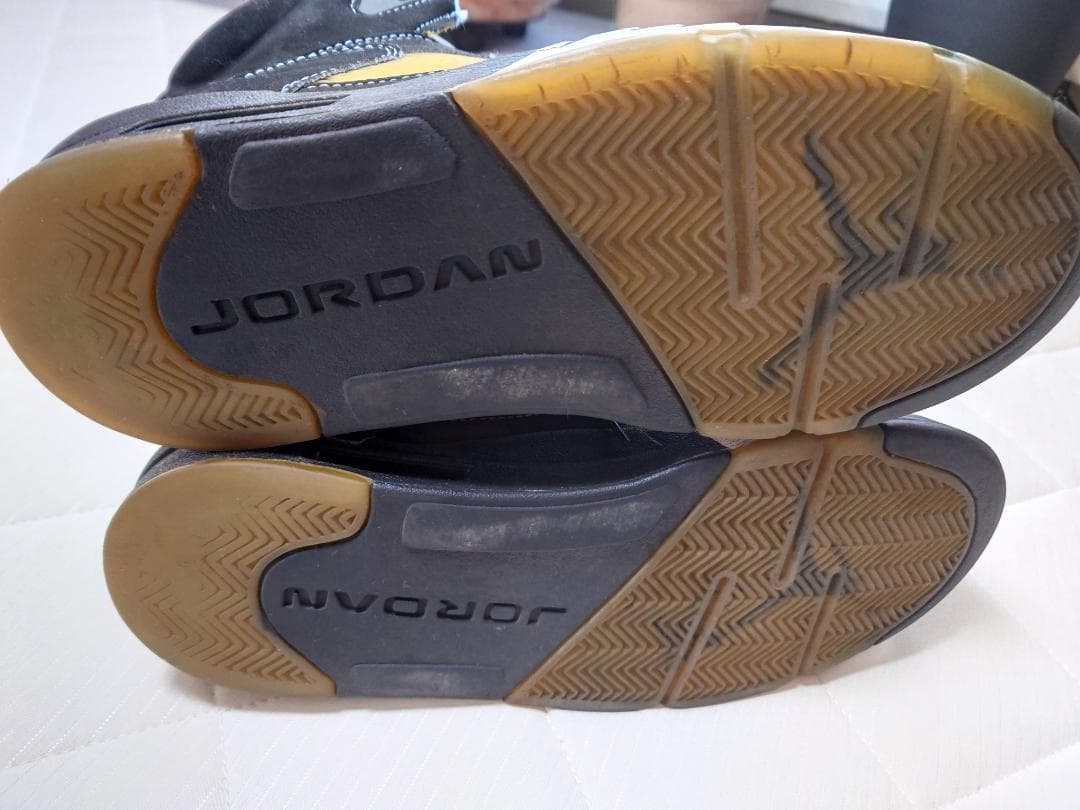 28.0cm ☆ AIR JORDAN５ RETRO 黒/灰/水色