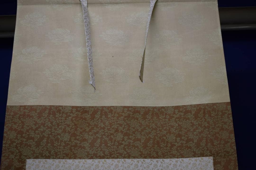 真作/桂華/開運跳鯉図/桐共箱付/布袋屋掛軸HI-212