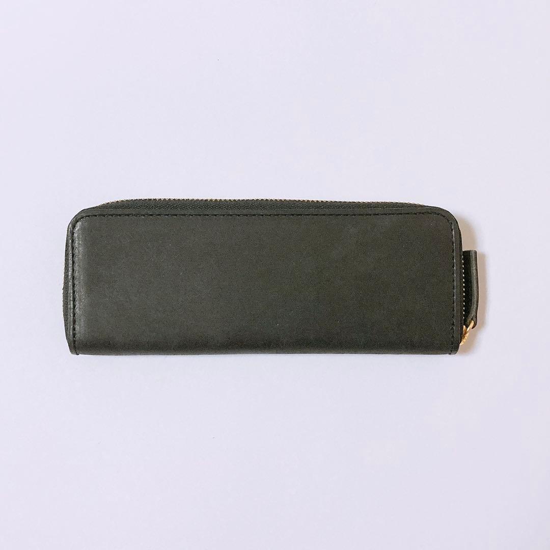 sot ソット　ラウンドファスナーペンケース　ブラック　プエブロレザー