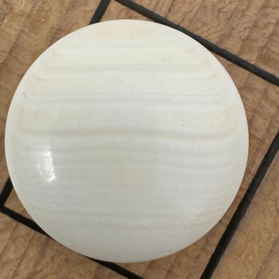 囲碁セット 60号　天地柾目 碁盤 36号 蛤碁石 本那智黒 ヘソあり 新榧