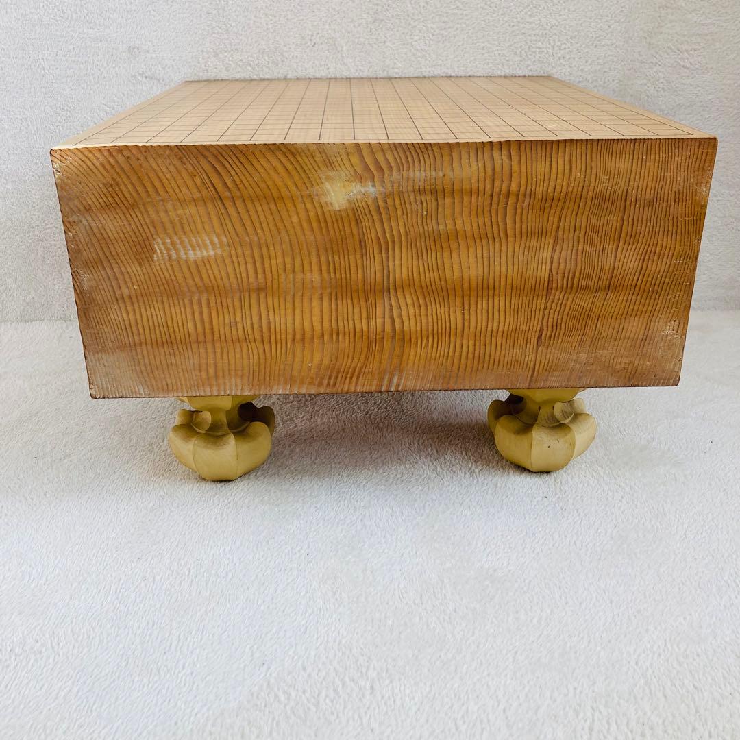 囲碁セット 60号　天地柾目 碁盤 36号 蛤碁石 本那智黒 ヘソあり 新榧