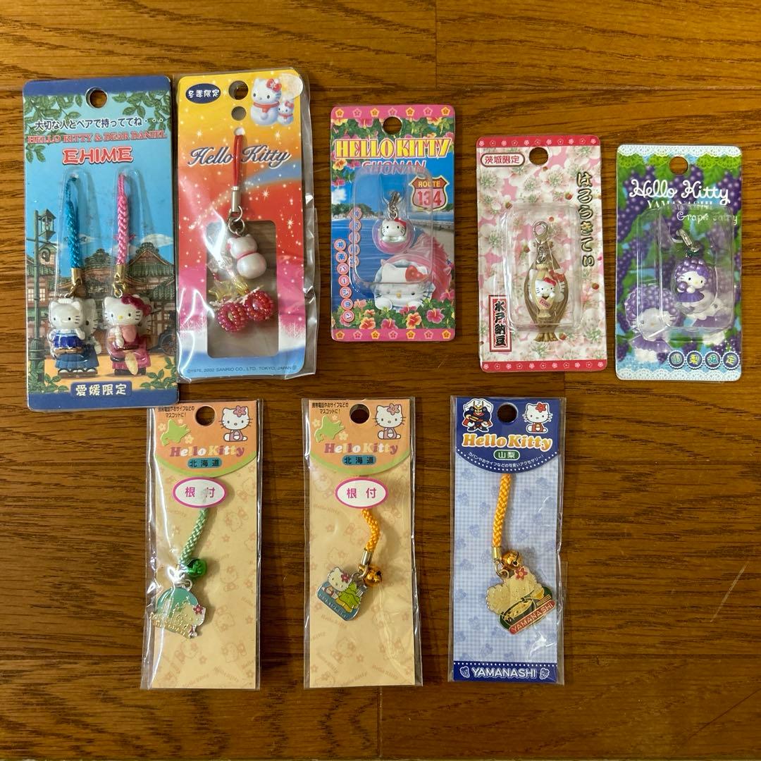 ご当地キティ　ストラップ　123個 まとめ売り