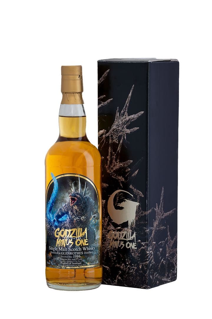 ウイスキーミュウ　ゴジラ-1.0 ラベルグレンロセス1986 ウイスキーミュウ