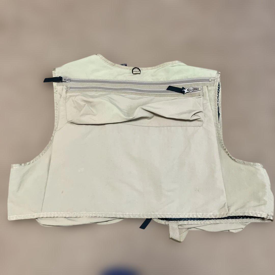 パタゴニア　フィッシングベスト　ベージュ　貴重　90年代　ヴィンテージ　L