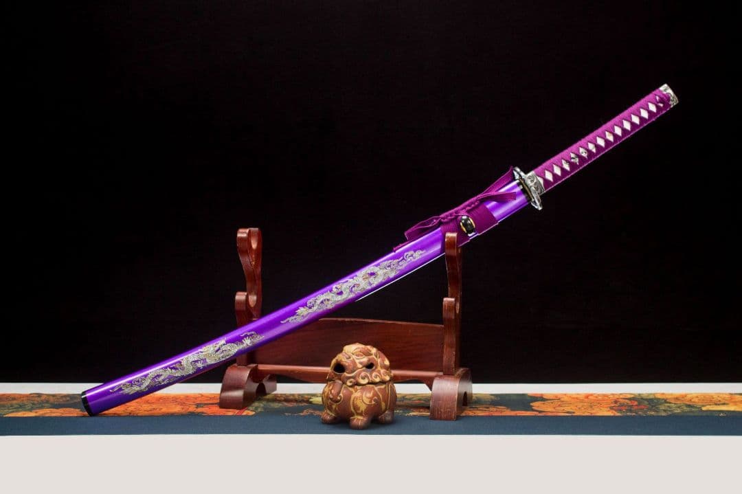 1045-武具 刀装具 日本刀　模造刀 居合刀 武士道 武蔵 鑑賞用 手鍛造打