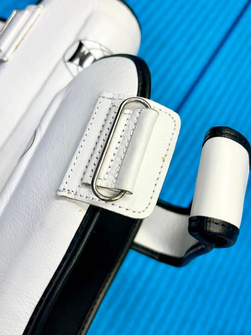 Windy レガース LPL 本革 本格的 ウィンディ キックボクシング 白