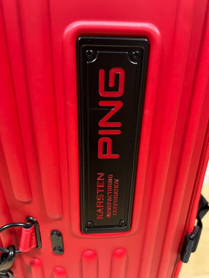 【美品】PING / ピン キャディバッグ レッド