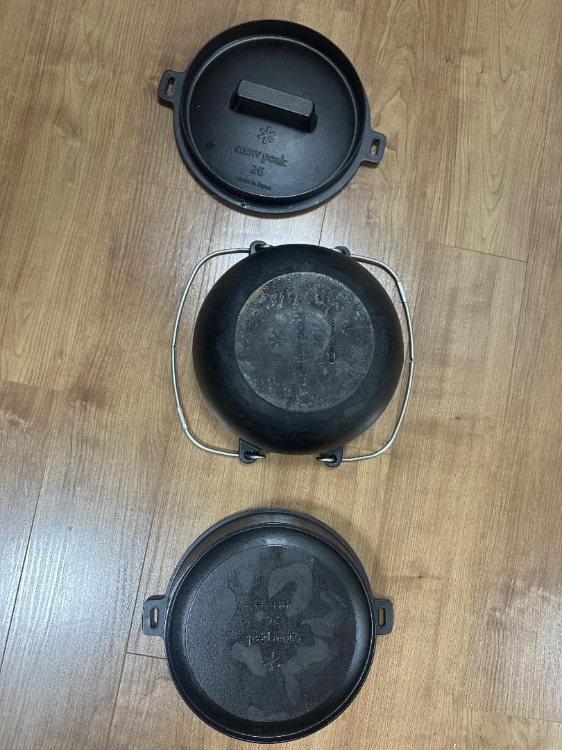  peak 和鉄ダッチオーブン26 CS-520 フルセット