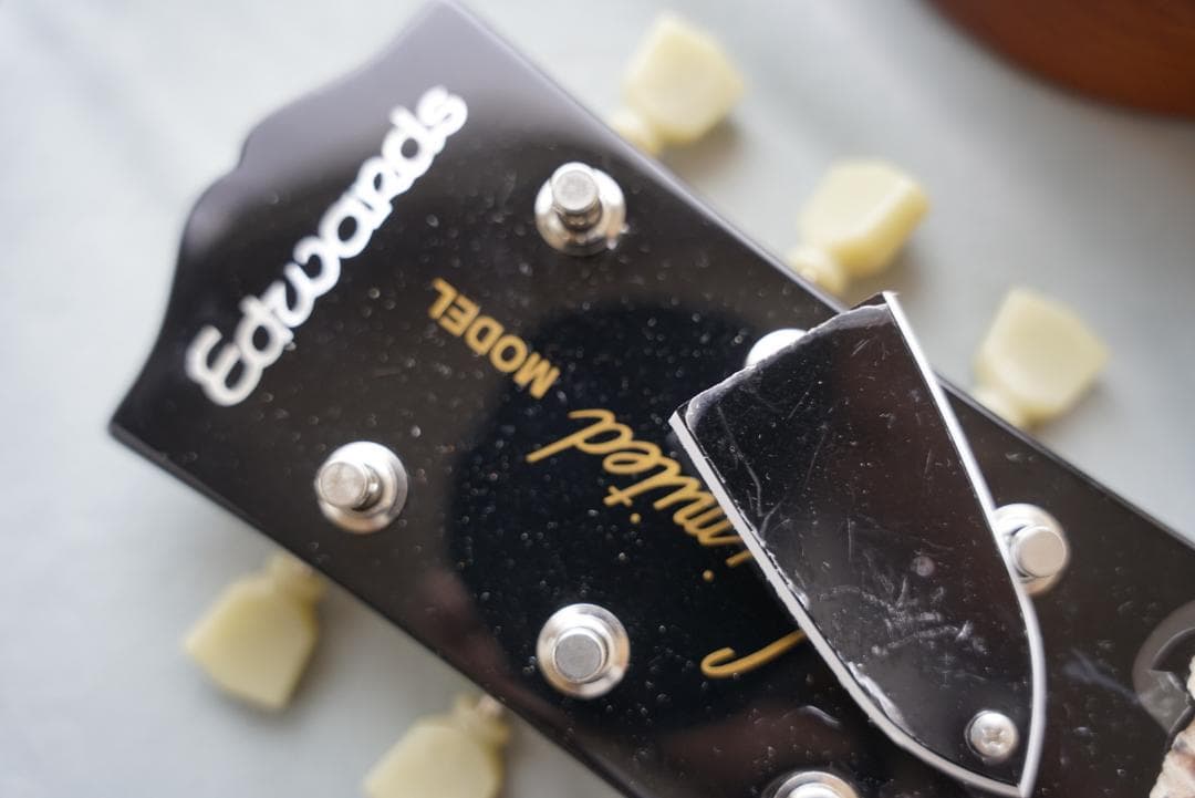 r*u様 新品　ネック破損　EDWARDS E-LP-STD/P Gold To