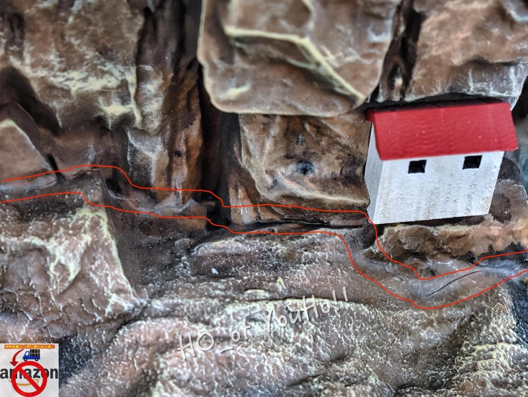 ナルト 疾風伝 フィギュア 歴代火影岩 ジオラマ台座 訳あり 1/8 スケール