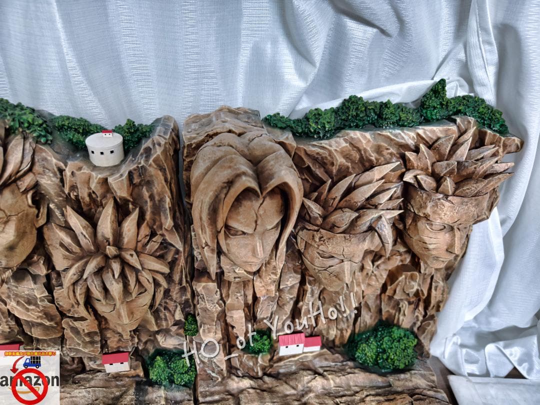 ナルト 疾風伝 フィギュア 歴代火影岩 ジオラマ台座 訳あり 1/8 スケール