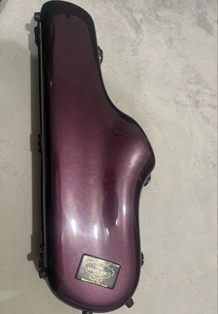 アルトサックスケース パープル ハードケース