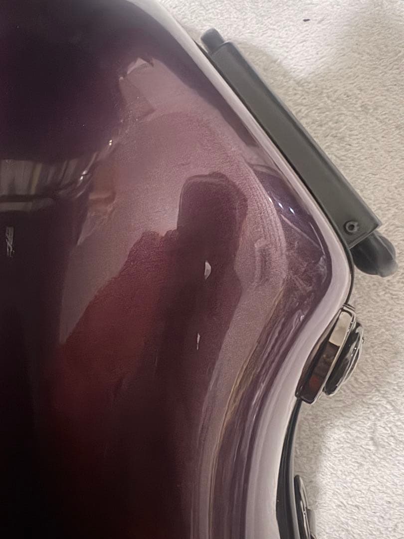 アルトサックスケース パープル ハードケース