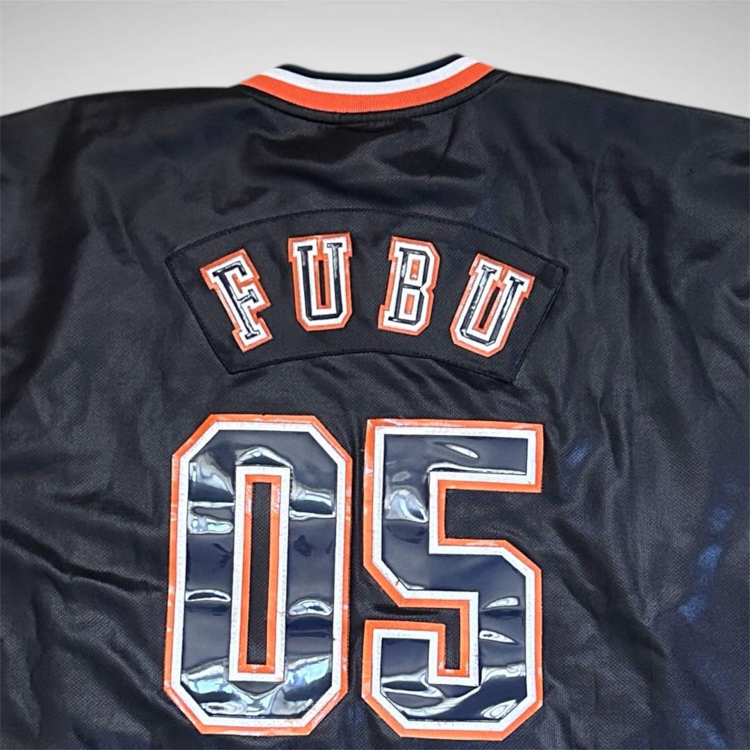 【入手困難】 FUBU BROOKLYN 05 両面刺繍ロゴ ゲームシャツ XL