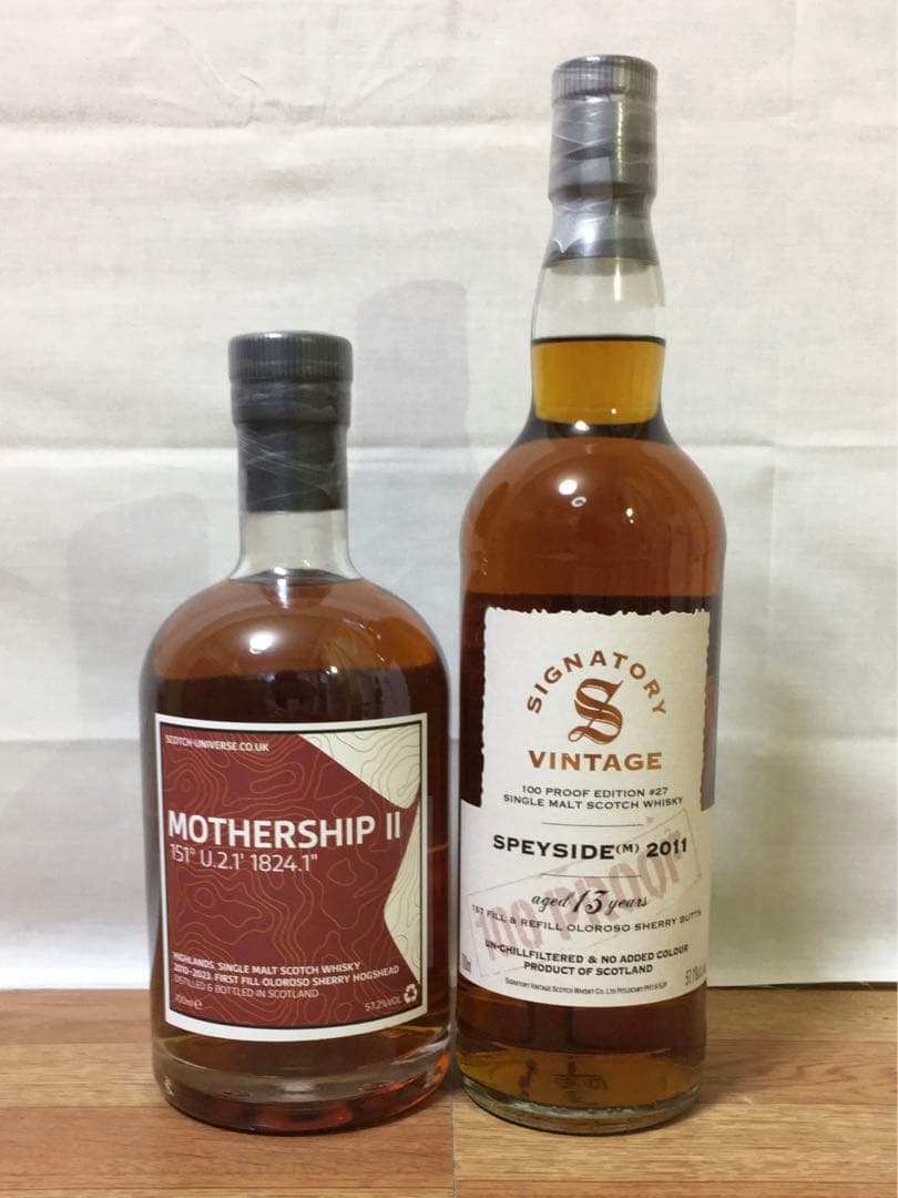 ボトラーズ マッカラン マザーシップⅡ12年&スペイサイド(M)13年 2本