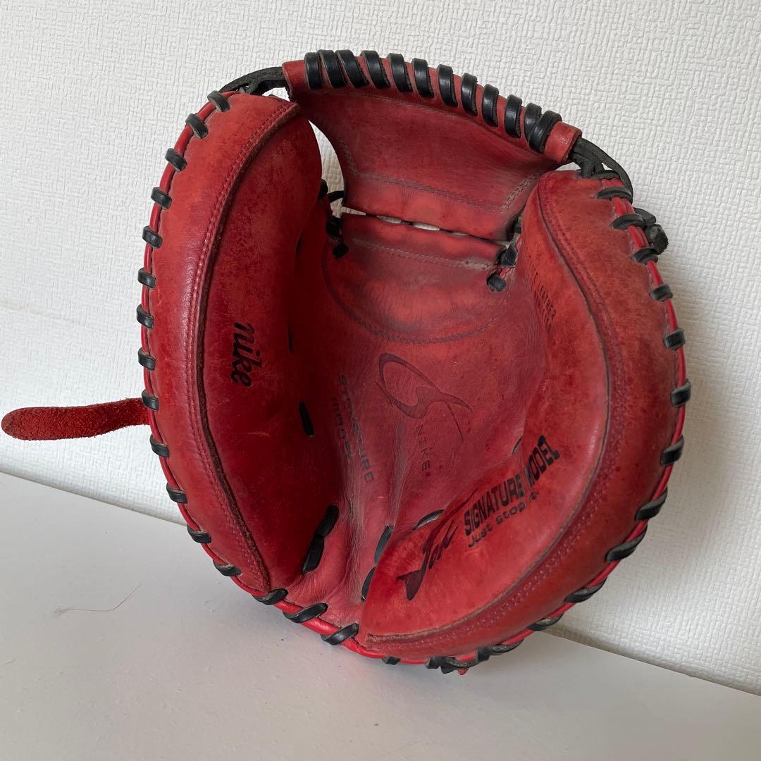 ⭐️ NIKE ナイキ キャッチャーミット 少年 ジュニア 城島モデル レッド⭐️