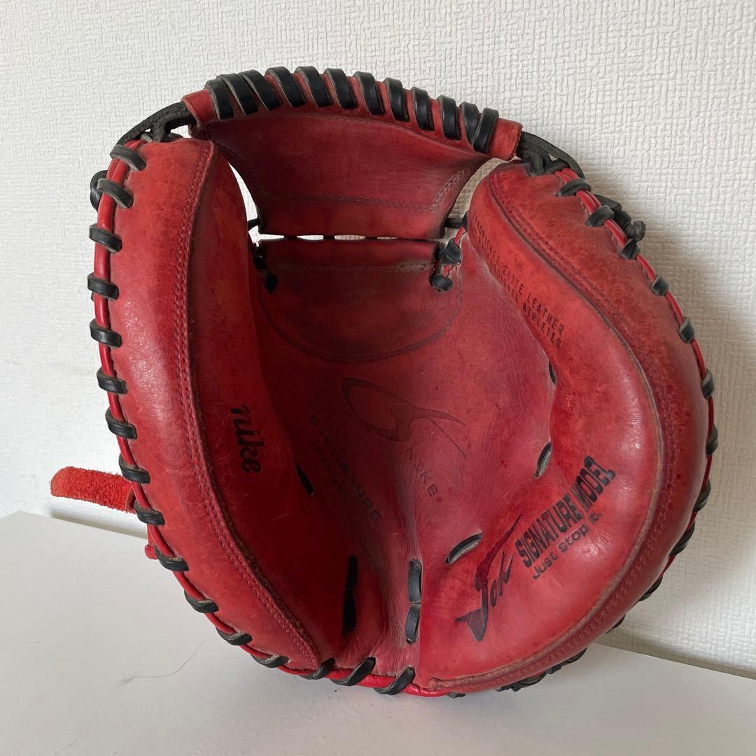 ⭐️ NIKE ナイキ キャッチャーミット 少年 ジュニア 城島モデル レッド⭐️