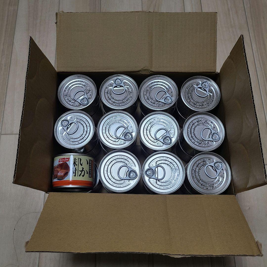 <ねりま> 5箱 ニッスイ 缶詰 いか味付 130g 24缶×5箱