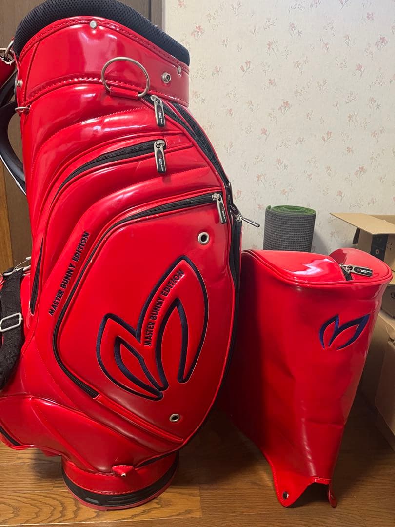 MASTER BUNNY EDITION キャディバッグ レッド