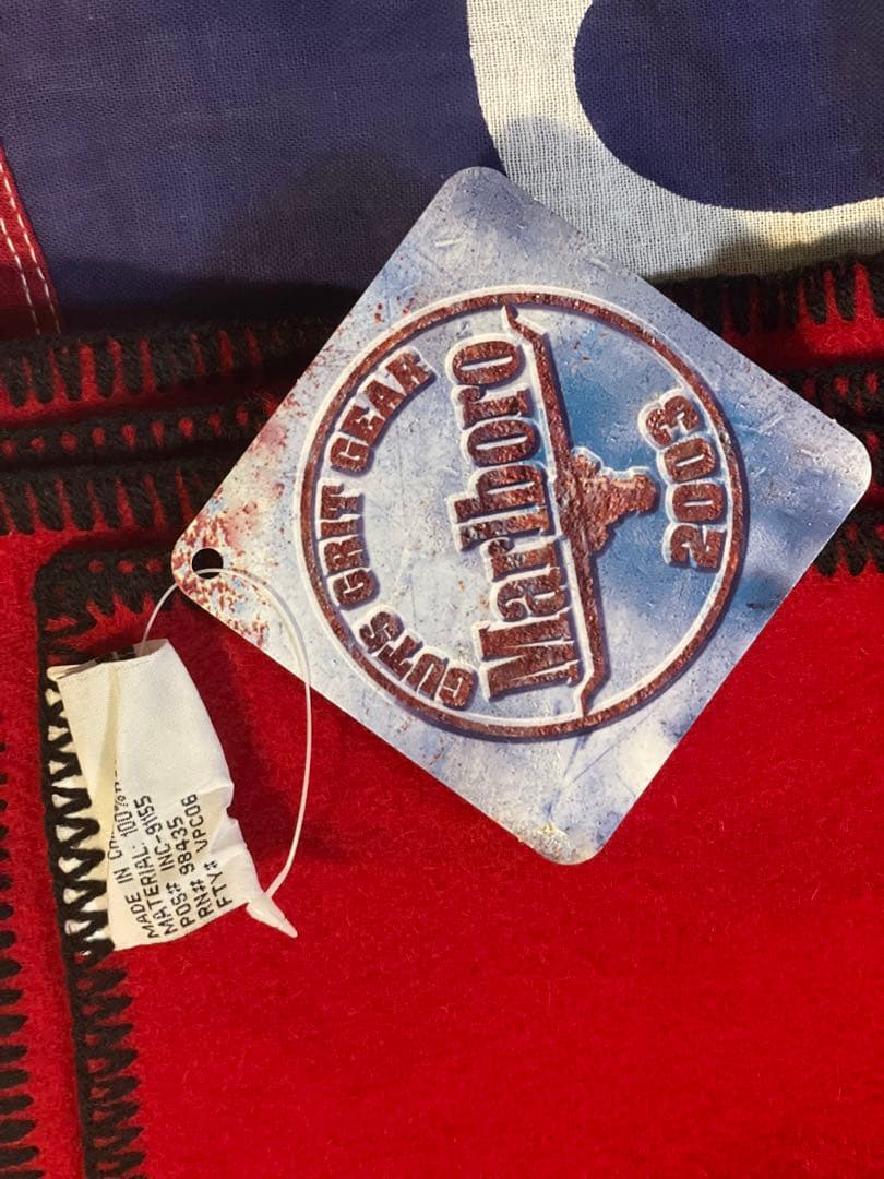 usn タイプ　ビンテージ　ウールブランケット　マルボロ　激レア　デッドストック