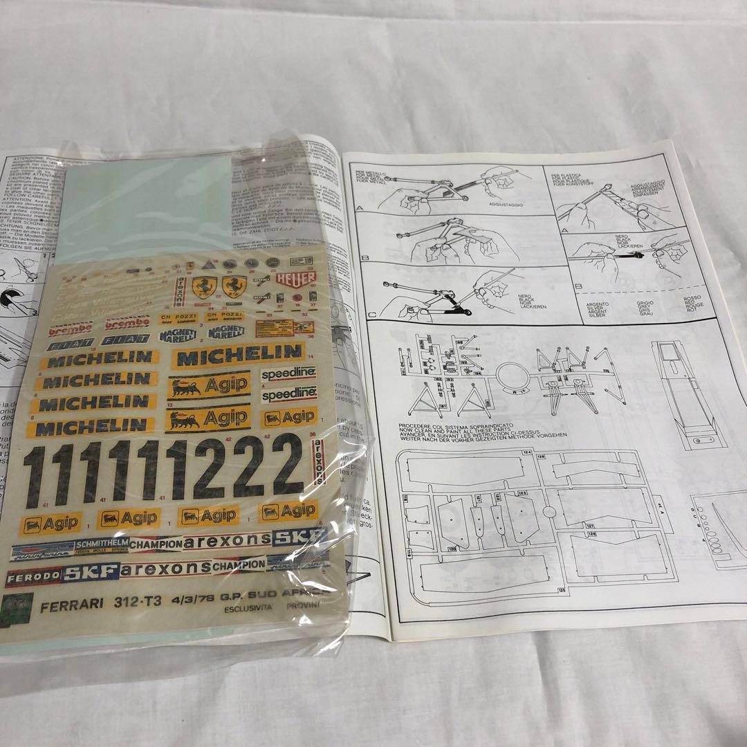 Ferrari 312 T3 1/12スケールモデルキット　プロター　フェラーリ
