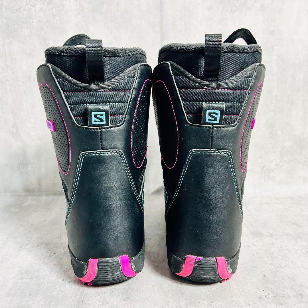 サロモン スノーボード ブーツ ボア 23cm スノボ BOA シューズ 黒