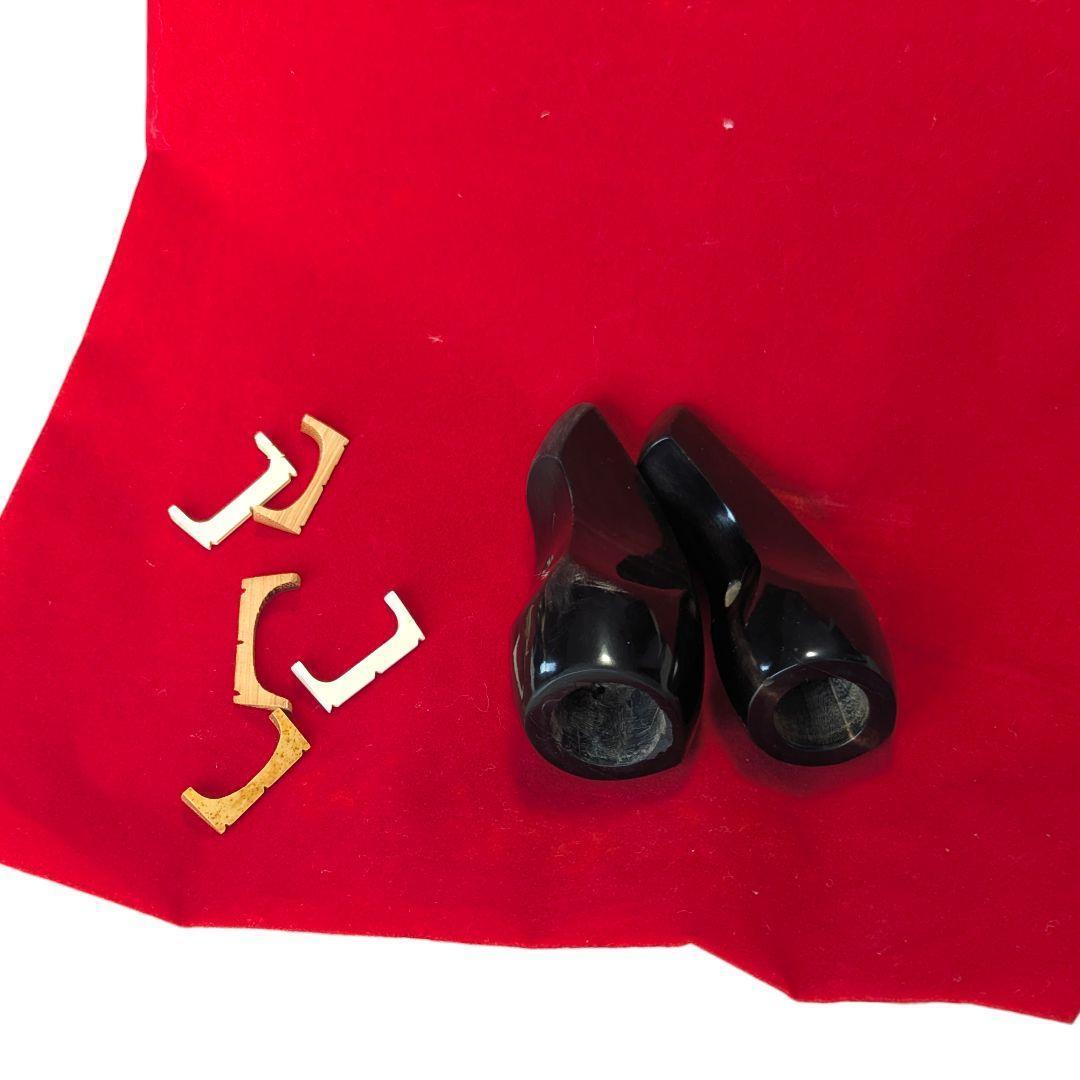 【極美品】沖縄 三線 本蛇革 強化張り 黒塗り棹 蛇皮 ハードケース 爪