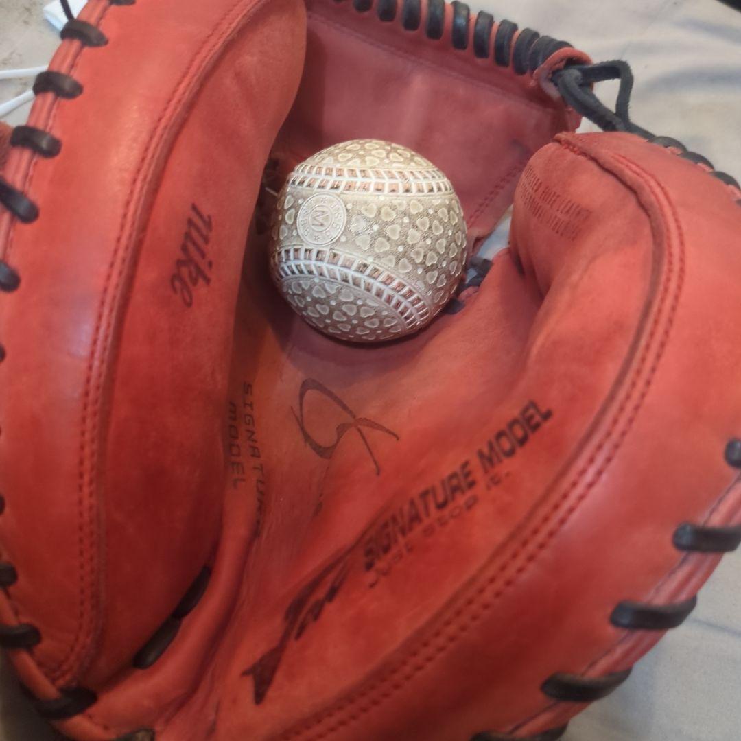 ナイキ　一般用軟式野球　グローブ　キャッチャーミット　城島健司選手モデル