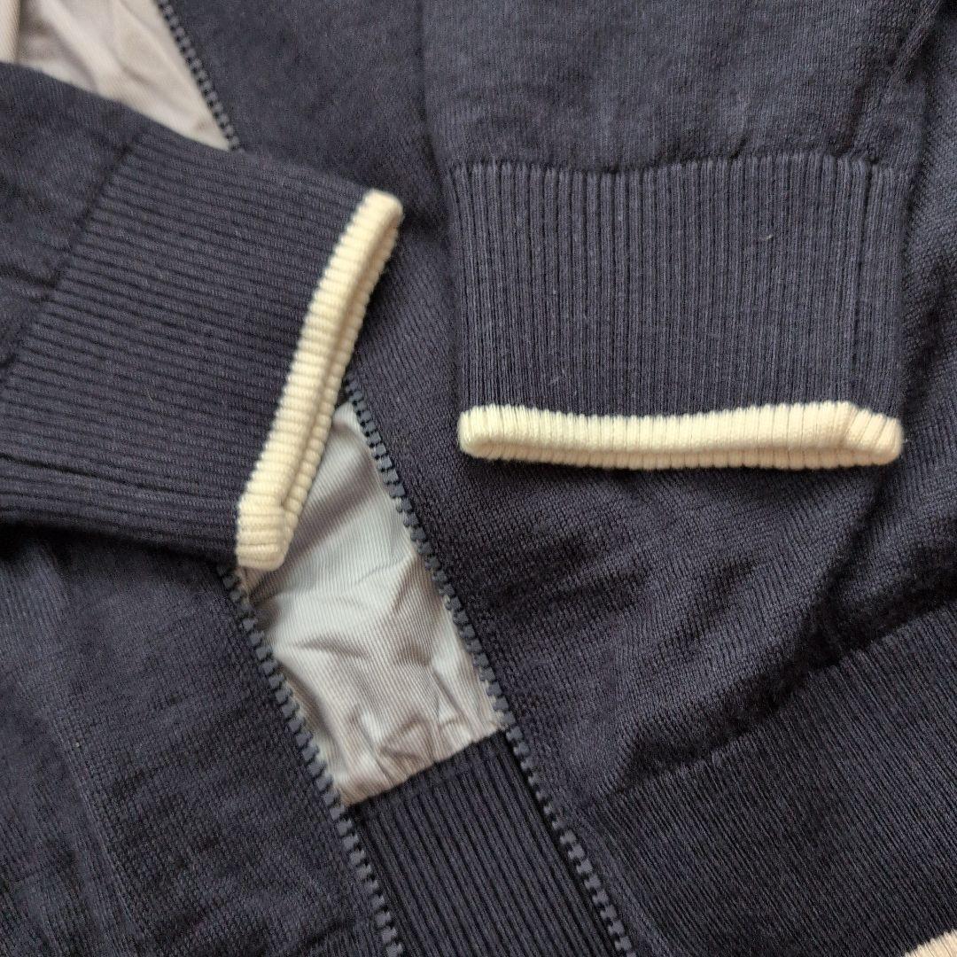 たけ 美品 アンパスィ 防寒仕様 ゴルフ サイズL 人気のネイビー紺